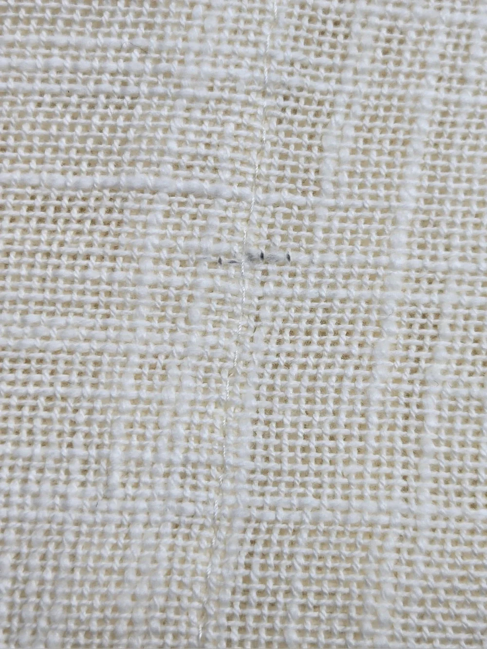 NWT QUINCE Set Of 4 48x96 Cotton Sheer Curtains Ivory 0771